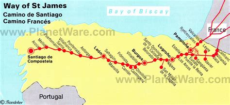 the way of st james route map.